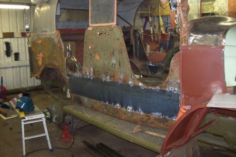 roughed in and ready for the next part-Interior bracing.